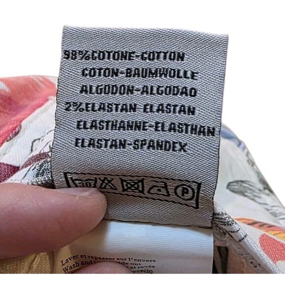 Unbranded Reversible Denim Jacket Pink Floral Girls Sz 40 See Pic Measurement - Picture 10 of 10